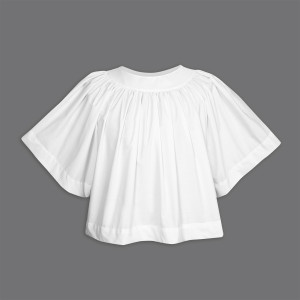 Surplice Round  Yoke Style. 65% Polyester and 35% Cotton. See Options for Size Choices