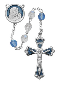 The Light Blue & Enameled Rosary.