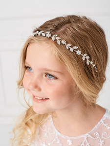 Sparkling Rhinestone Floral Headpiece