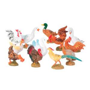 Fontanini Nativity Figures - Barnyard Birds Set - 5"