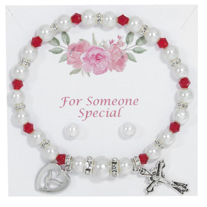 Holy Spirit Earring and Bracelet Set 