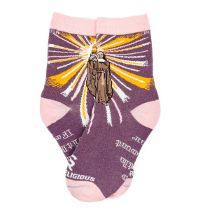 St. Clare of Assisi Socks, Available in Youth and Adult Sizes