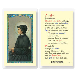 Saint Elizabeth Seton Laminated Holy Card