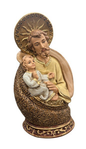 St. Joseph & Child Jesus Figurine by Liscano