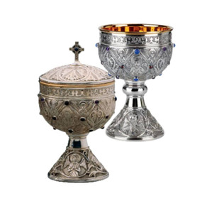 "The Germanic" Chalice & 6.25 Scale Paten with Ring