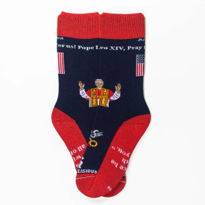 Pope Leo XIV Adult Socks 
