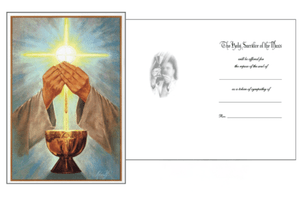 The Elevation Mass Cards - Mass Cards for the Deceased - For Church Use Only