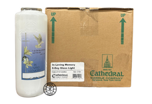 6-Day Reusable Globe or Candle - In Loving Memory - Case Only