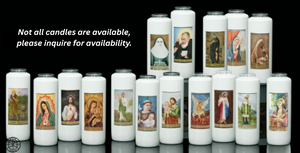 Sacred Images 6-Day Candle - Individual Candle Only
