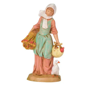 Fontanini Nativity Figure - Hannah the Farmer - 5"