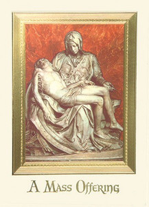 Deceased Mass Offering Pieta - For Church Use Only