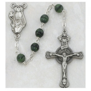 St. Patrick Rosary with Green Bead 993D/F