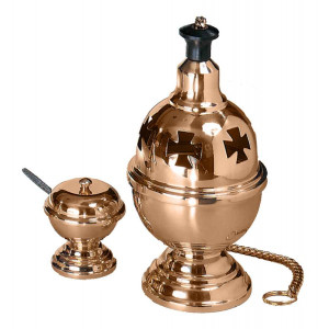 Censors and Boats are available in bronze or brass. Finishes available are high polish or satin. Oven baked for durability. Censors and boats come supplied with spoon that is also available separately as an accessory