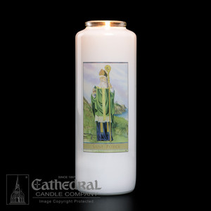 6-Day Glass Bottle Candles ~ Full color images, produced on highly durable film. Candles can be purchased individually or as a case (12 candles)

