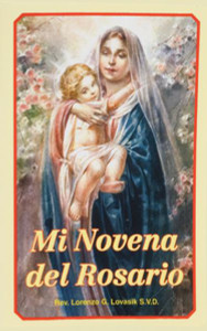 Mi Novena del Rosario by Catholic Book Publishing is a new Spanish 32-page booklet offering a Novena of prayers and meditations on all the Mysteries of the Rosary, including the Luminous Mysteries. By popular Catholic Book Publishing Company author, Rev. Lawrence G. Lovasik, S.V.D., this Spanish pocket- or purse-sized edition of Mi Novena del Rosario has a tenderly illustrated, full-color, flexible cover and is a wonderful companion for those who pray the Rosary.  4 X 6 1/4 ~ 32 page