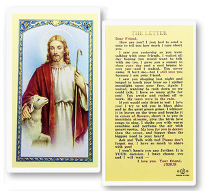 Clear, laminated Italian holy card.
Features World Famous Fratelli-Bonella Artwork. 2.5'' x 4.5''