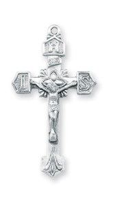 Men's Sterling Silver IHS Crucifix