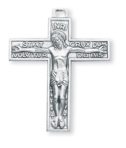 Men's Sterling Silver Passion of the Christ Crucifix