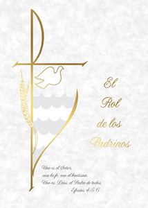 El Rol de los Padrinos, Parchment Style (Godparents Folder)