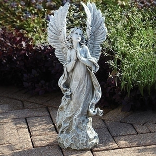 Graceful Garden Statue of a Praying Angel — Order Today!