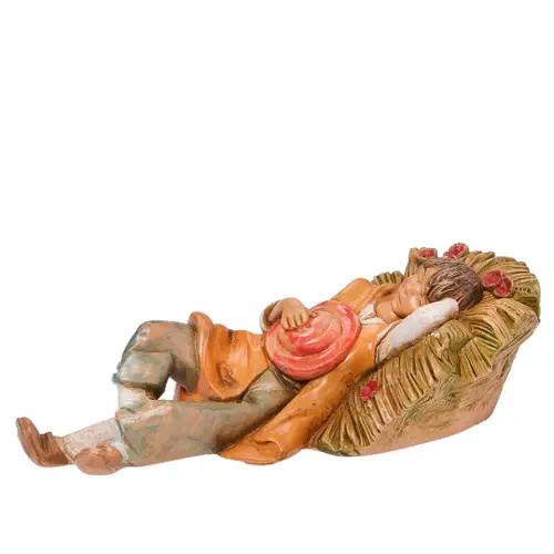 Fontanini Nativity Figure - Ephraim the Sleeping Shepherd - 5"