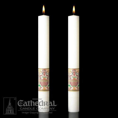 Coronation of Christ Side Altar Paschal Candles