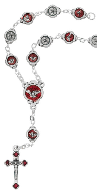Holy Spirit One Decade Auto Rosary 