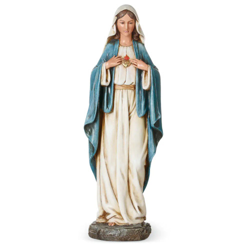 Immaculate Heart of Mary Statue; Renaissance Collection - 14"