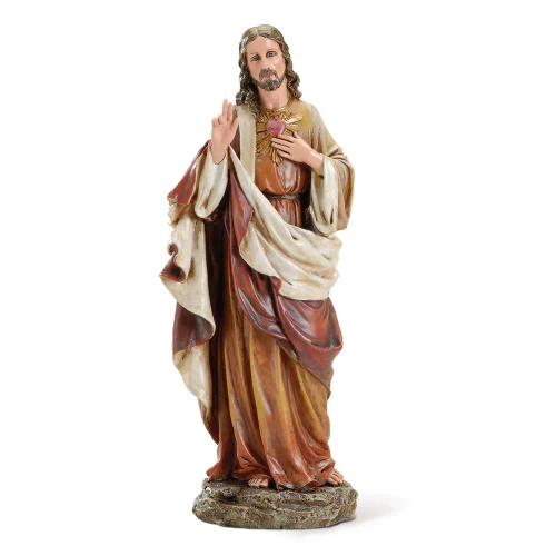 Sacred Heart of Jesus Statue - Renaissance Collection - 10.25"
