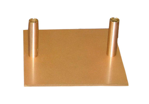 10" Double Stand for Processional Torches/Candlesticks - Available in Black or Gold