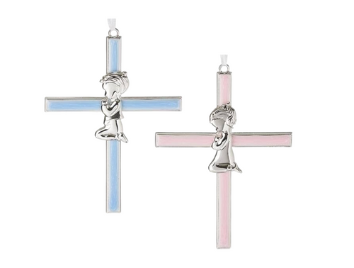 Praying Child Metal Cross - Caroline Collection