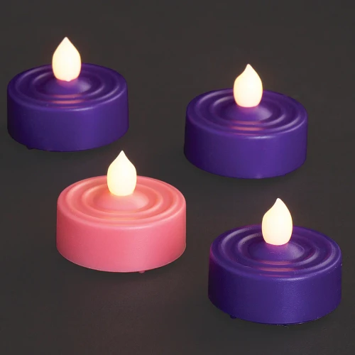LED Advent Tea Lights - 4 Piece Set
