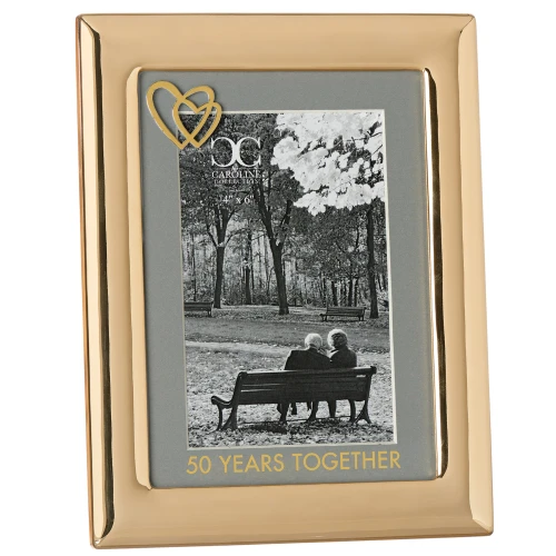 50th Wedding Anniversary Photo Frame - Caroline Collection 