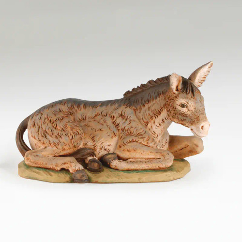 Fontanini Seated Donkey Statue - 50" Scale