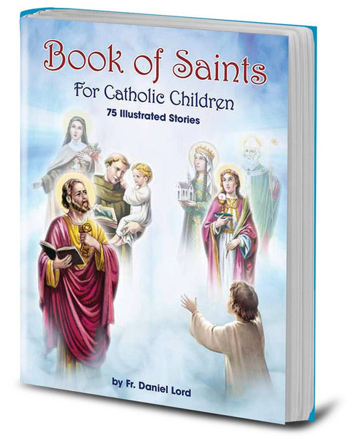 Lives of the Saints For Catholic Children in 1 Volume. Saints for Children includes 75 Illustrated stories. Sure to delight any child just learning about all the saints. Book has 192 Pages in Full Color.  Size: 6.5" x 9.5"