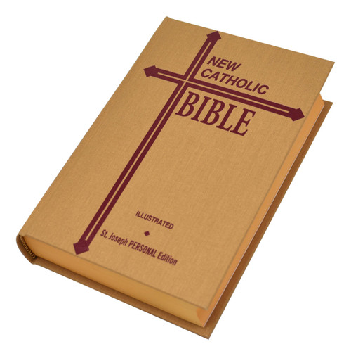 An ideal addition to the line of St. Joseph New Catholic Bible (NCB) offerings, the Personal Size Edition provides this fresh, faithful, and reader-friendly Bible translation in a convenient size. An important quality of its extensive and insightful footnotes is their distinctly pastoral tone.

This Personal Size Edition, intended for use by Catholics during daily prayer and meditation, as well as in private and group study, has a 5½ x 8⅛ format. It is available in three sacramental offerings (First Communion, Confirmation, and Marriage) as well as in a wide variety of colors, bindings, and price points.

Words of Christ in Red
Learning about Your Bible Section
30 Self-Explaining Maps in Context
The Bible and Catholic Life
Over 100 Photographs, Illustrations, Charts, and Maps of the Holy Land
Doctrinal Bible Index
Bible Dictionary
The Sunday Gospel