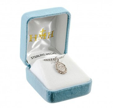 Saint Therese of Lisieux Sterling Silver Medal