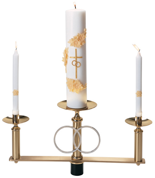 Solid Brass Wedding Candelabra Top