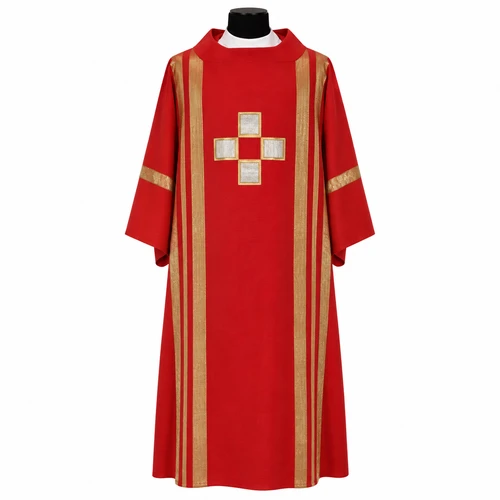 Gold and Silk Embroidered Linea Fabric Dalmatic