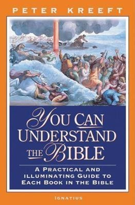 Many people are often understandably intimidated or overwhelmed by the sheer size and complexity of the Bible. But now popular author and Boston College professor Peter Kreeft has written a clear road map of the Bible, focusing his keen insight and engaging wit on the core message of each book.

It won't take long for you to understand why his guide to scripture has become a best-seller! Sparkling with intelligence and Kreeft's trademark humor, You Can Understand the Bible will transform dry study into spiritually satisfying adventures in God's Word. Regardless of how you approached- or didn't approach- the Bible before, you'll come away with a new appreciation of its depth and meaning.
Kreeft also provides practical guidance for praying the scriptures every day, allowing the reader to delve into the messages of scripture in a manner that will surprise, delight, and reward.