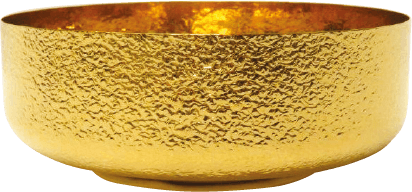 24K Gold-Plated Open Ciborium - Talon Textured 