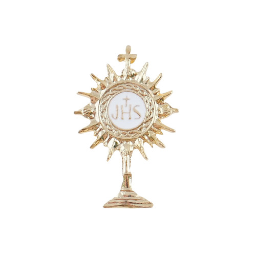 Large Monstrance Lapel Pin