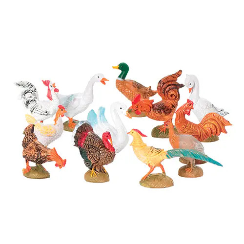 Fontanini Nativity Figures - Barnyard Birds Set - 5" 