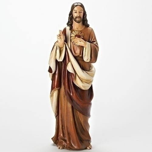 Sacred Heart of Jesus Statue, Renaissance Collection - 18" Sacred Heart of Jesus Statue, Renaissance Collection - 18"