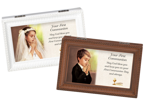 "May God Bless You" Communion Music Box 