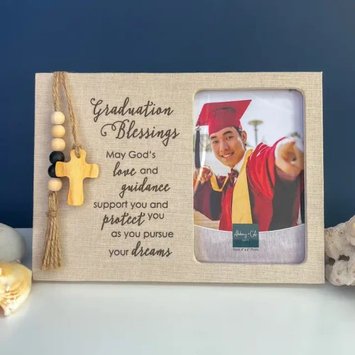 "Graduation Blessings" Frame with Prayer 