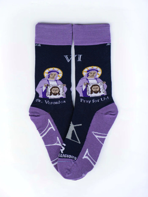 St. Veronica Adult Socks 