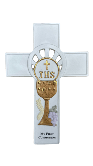 First Holy Communion Chalice Wall Cross