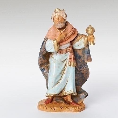 5" Scale King Gaspar, Fontanini Nativity Figurine