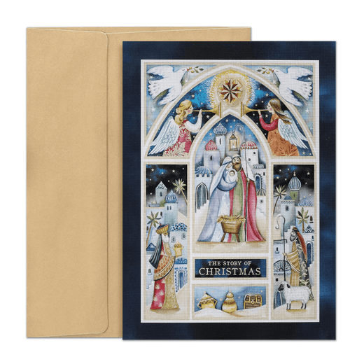 Window Into Bethlehem Boxed Christmas Cards - 16ct